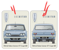 Reliant Scimitar GT Coupe SE4 1964-66 Air Freshener